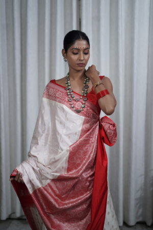 Banarasi Handloom Musru Silk Saree