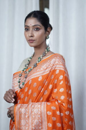 Banarasi Handloom Musru Silk Saree