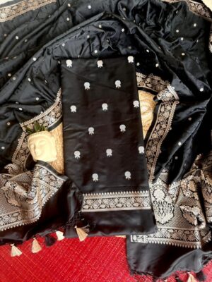 Banarasi Handloom Musru Silk suit