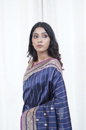 Pure Handloom Banarasi Katan Silk Kadwa Sona- Rupa Saree