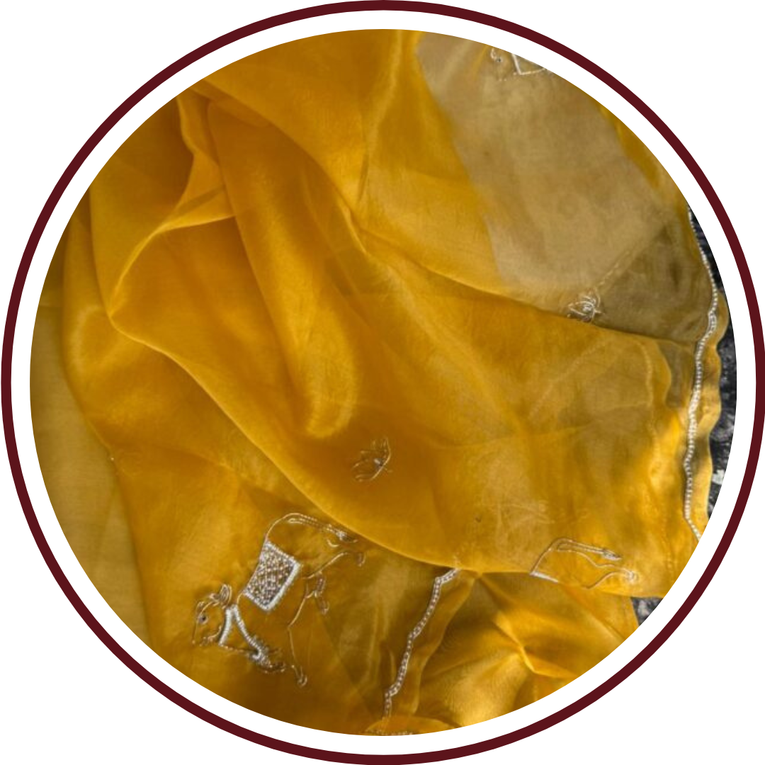 Hand Embroidered Sarees